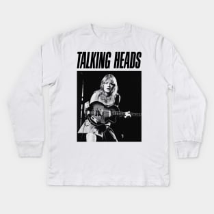 Vintage Talking Heads Kids Long Sleeve T-Shirt